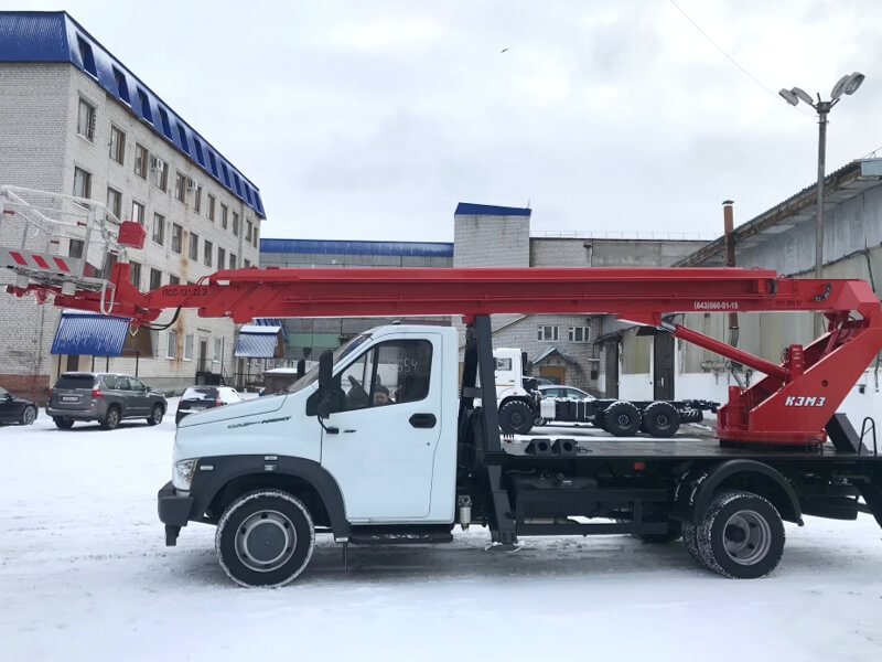 Автовышка КЭМЗ ПСС-131.22 22 м на базе ГАЗон NEXT (ГАЗ-C41R13)