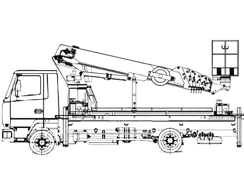 Автовышка Dasan DS-300 30 м на базе МАЗ-4371