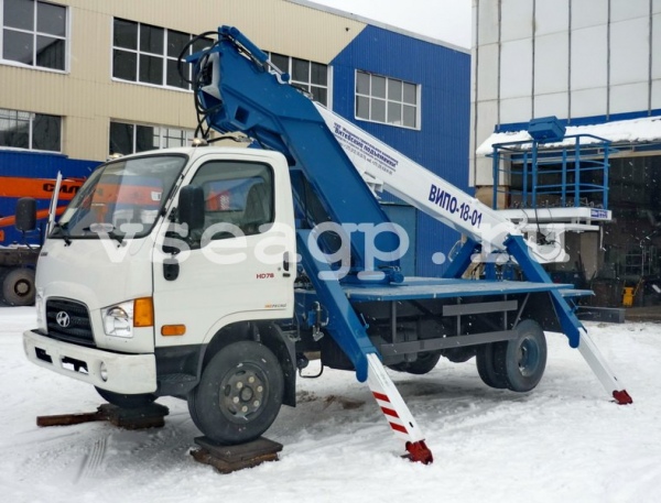 Автовышка ВИПО-18-01 18 м на базе Hyundai HD78