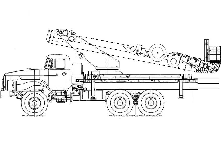 Автовышка Dasan DS-460 46 м на базе УРАЛ-4320