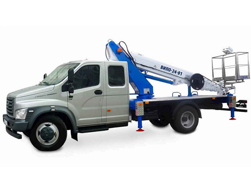 Автовышка ВИПО-24-01 люлька назад 24 м на базе ГАЗон NEXT (ГАЗ-С42R33)