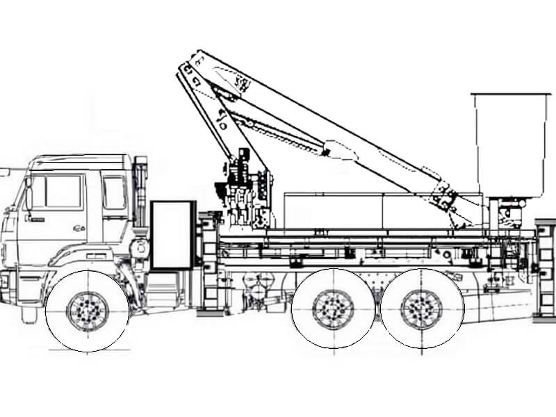 Автовышка Dasan DAP-130S 13 м на базе КАМАЗ-43118