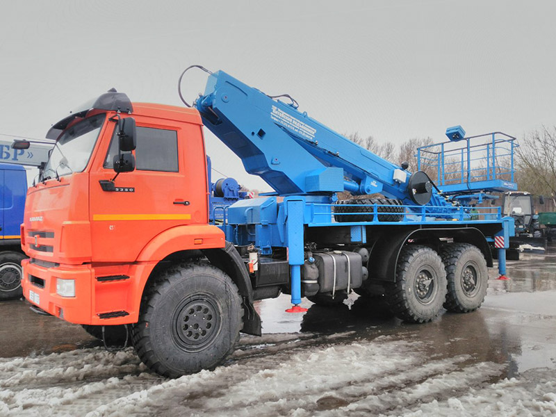 Автовышка ВИПО-28-01 28 м на базе КАМАЗ-43118