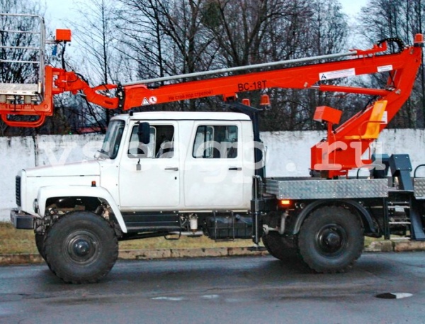 Автовышка ВС-18Т-04 18 м на базе ГАЗ-33088 ДК