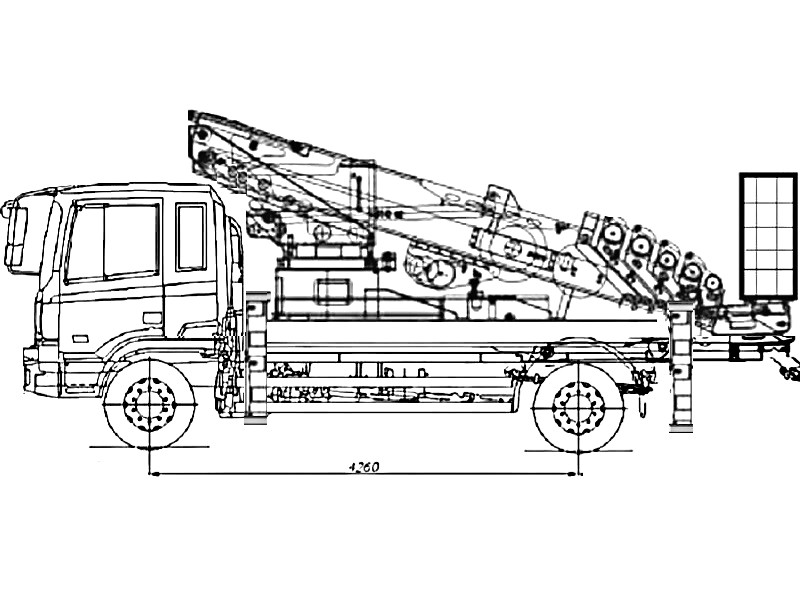 Автовышка Novas 250 25 м на базе Hyundai HD120