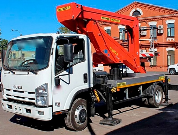 Автовышка Palfinger P200A 19,8 м на базе Isuzu NPR 75