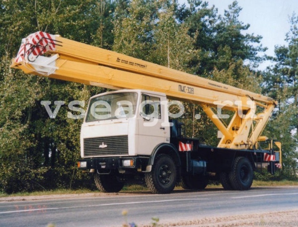 Автовышка ПМС-328Д 28 м на базе МАЗ-5337