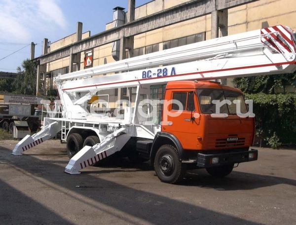 Автовышка ВС-28Л 28 м на базе КАМАЗ-53215