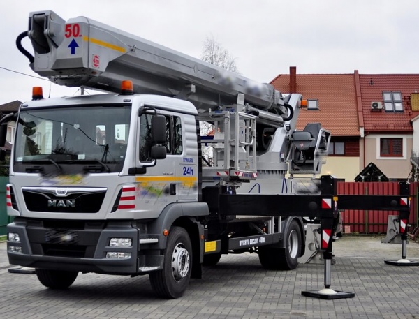Автовышка Palfinger P480 48 м на базе MAN TGM