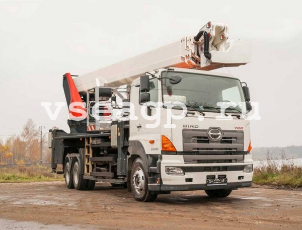 Автовышка АГП-43Т 42 м на базе HINO 700