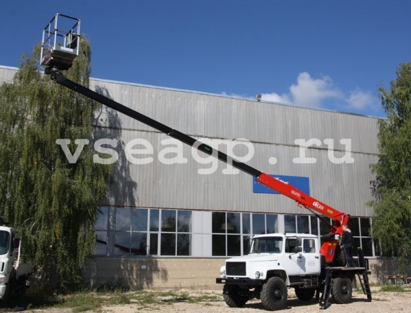 Автовышка Socage T315 14,5 м на базе ГАЗ-33081 ДК Садко