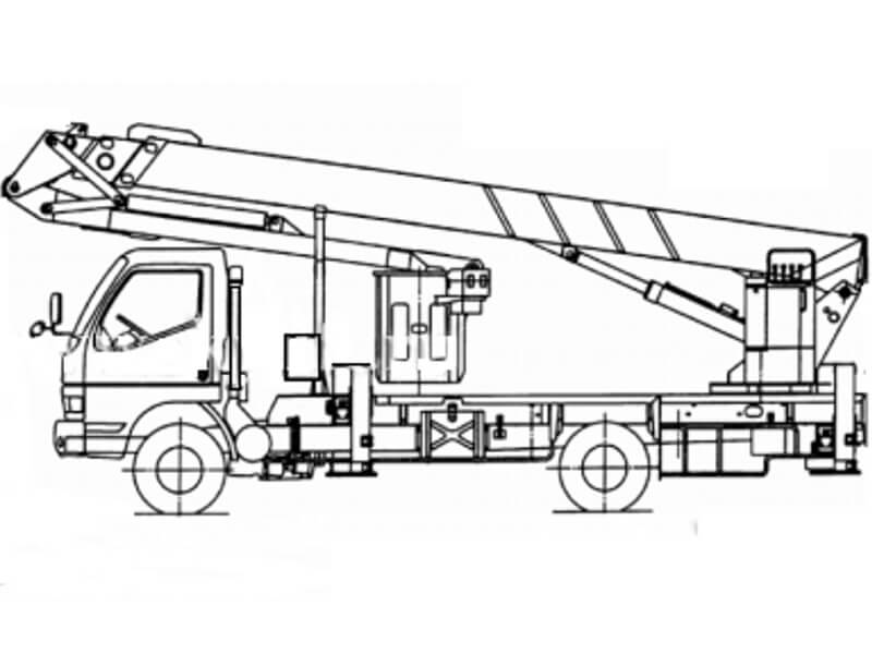Автовышка Tadano AT-230 25 м на базе Mitsubishi Fuso