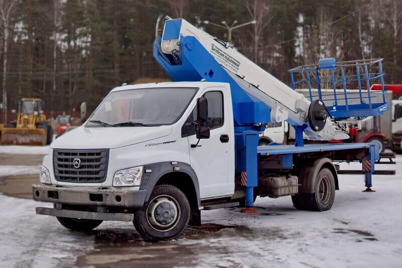 Автовышка ВИПО-28-01 28 м на базе ГАЗон NEXT (ГАЗ-С41RB3)