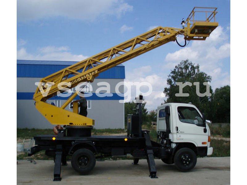 Автовышка ПСС-131.17Э  17 м на базе Hyundai HD65
