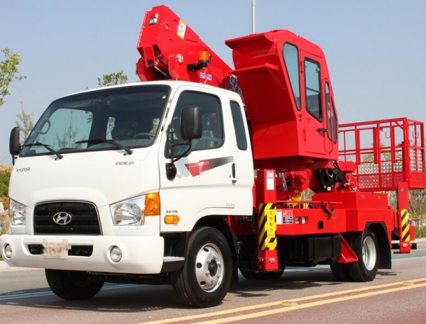 Автовышка Dasan DFM-280L 27,5 м на базе Hyundai Mighty