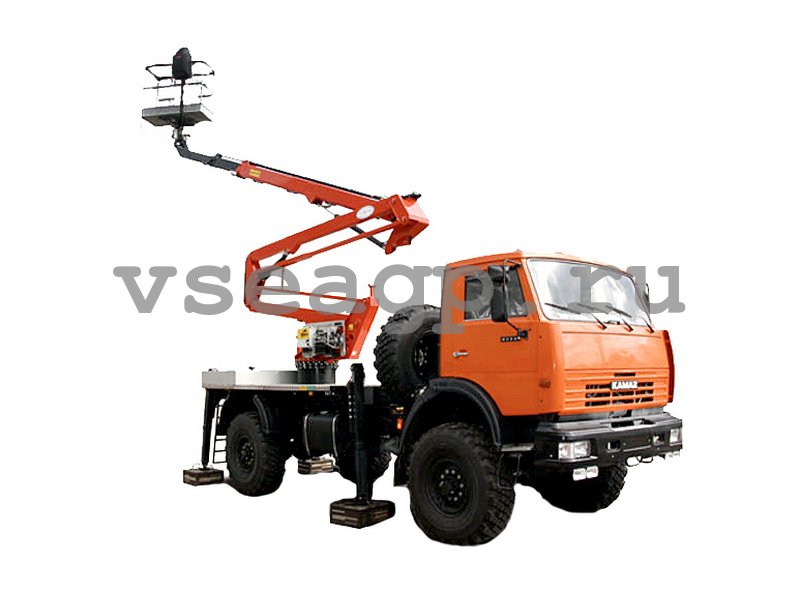 Автовышка Socage DA-328 28 м на базе КамАЗ-4326