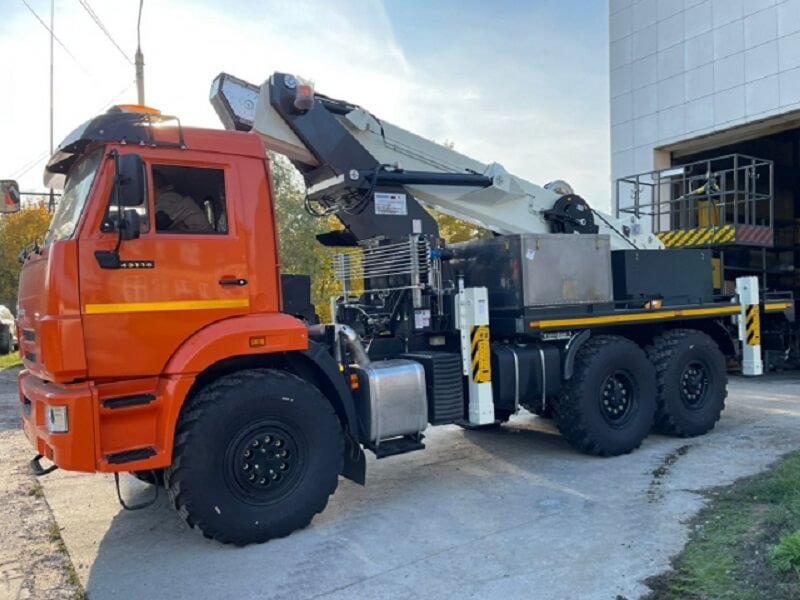 Автовышка Dasan DS-350 34,6 м на базе КАМАЗ-43118