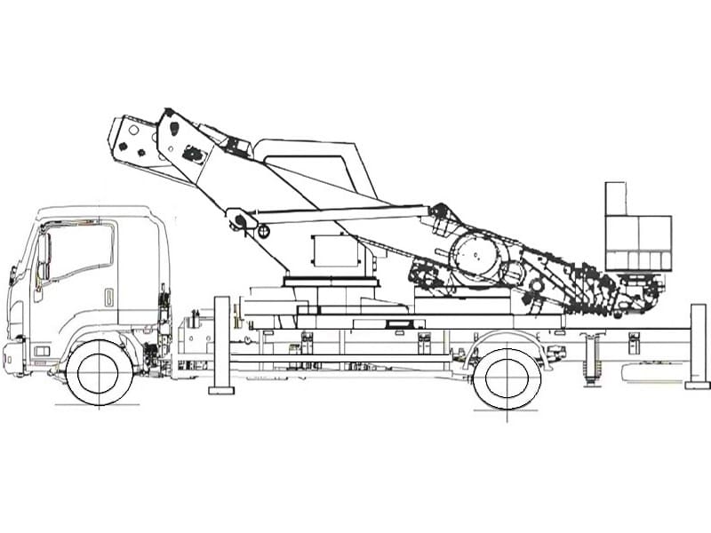 Автовышка Hansin HS3870 38 м на базе Isuzu Forward