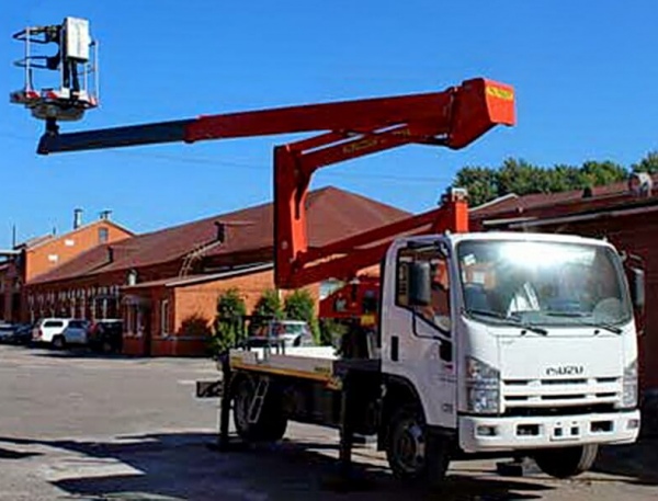Автовышка Palfinger P240A 24 м на базе Isuzu NPR 75