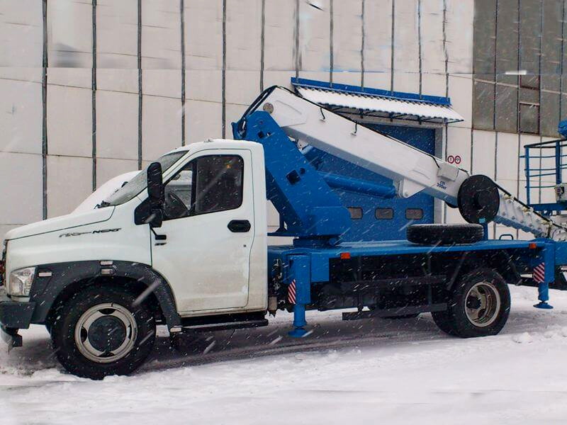 Автовышка ВИПО-24-01 люлька назад 24 м на базе ГАЗон NEXT (ГАЗ-C41R33)