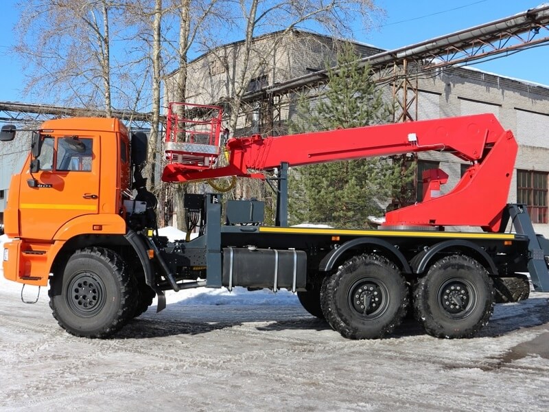 Автовышка КЭМЗ ПСС-131.22Э 22 м на базе КАМАЗ-43118