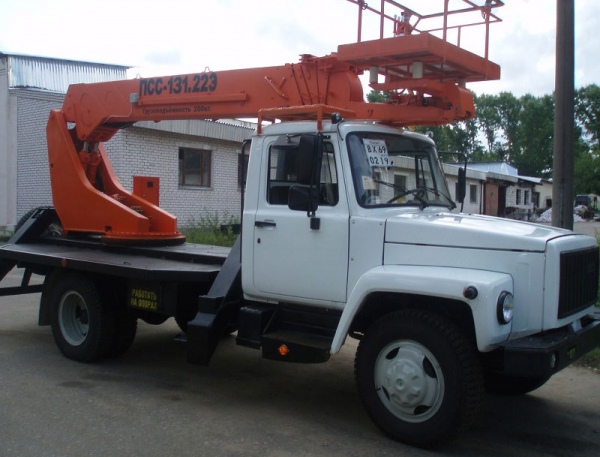 Автовышка ПСС-131.22Э 22 м на базе ГАЗ-3309
