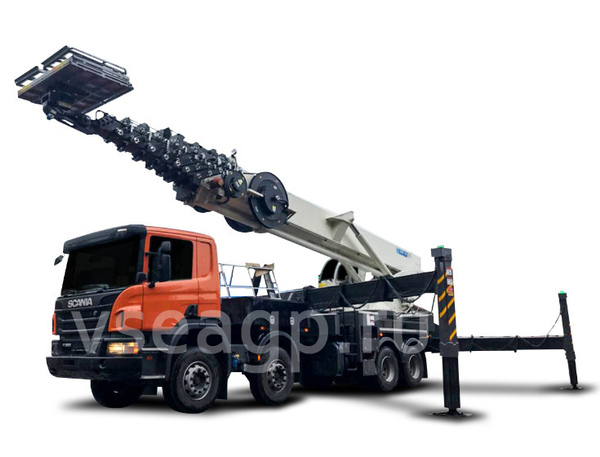 Автовышка Horyong E-SKY 750 75 м на базе Scania P400