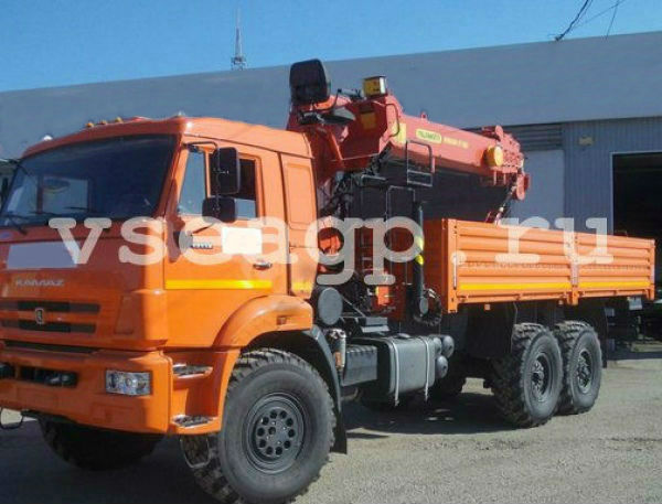 КАМАЗ бортовой 43118-46 с КМУ PALFINGER INMAN IT-150
