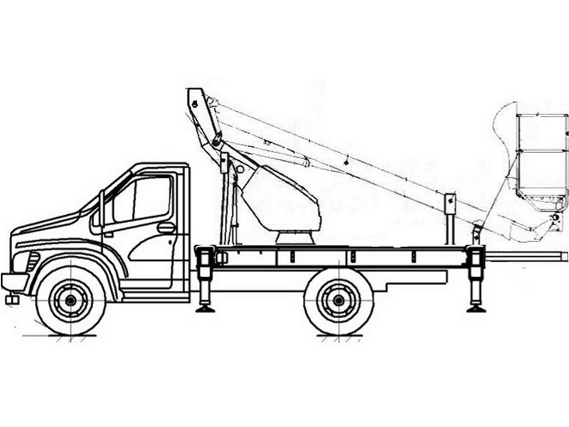 Автовышка ВС-18-05 18 м на базе ГАЗон NEXT (ГАЗ-С41R33)