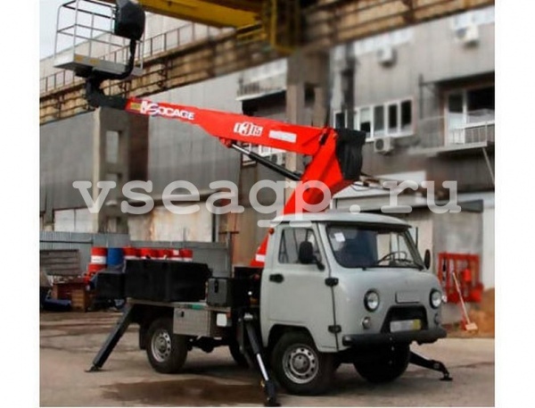 Автовышка Socage T315 15 м на базе УАЗ-3303
