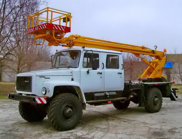 Автовышка АП-14.01 14 м на базе ГАЗ-33081