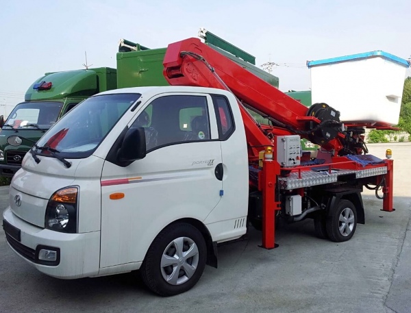 Автовышка Jinwoo 180 18,2 м на базе Hyundai Porter