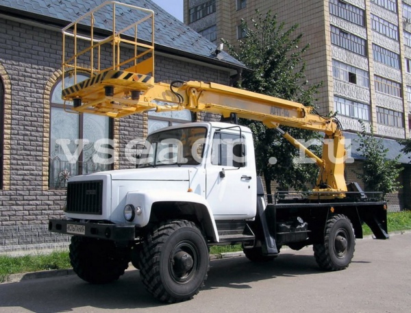 Автовышка АПТ-14 14 м на базе ГАЗ-3308