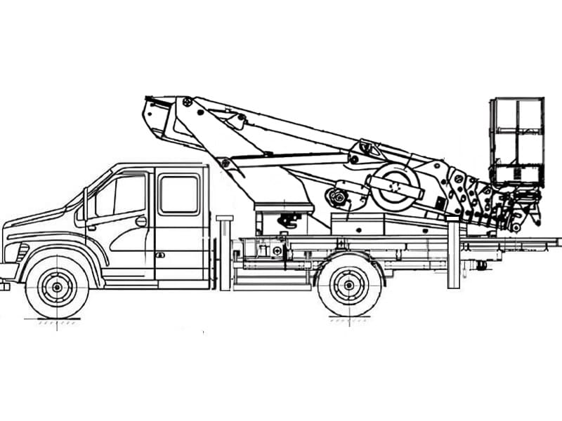 Автовышка Dasan CT-300W 29,7 м на базе ГАЗон NEXT (ГАЗ-C42А43)