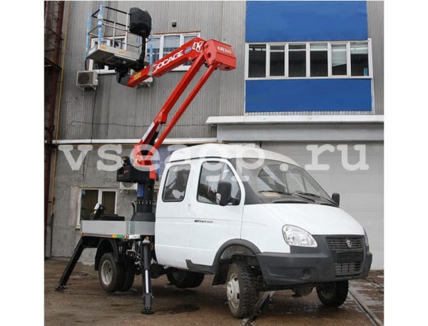 Автовышка Socage A314 13 м на базе ГАЗ-330273 Фермер