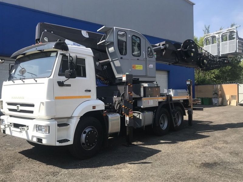 Автовышка Horyong SKY-540VP 51,5 м на базе КАМАЗ-65115