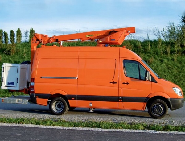 Автовышка Palfinger PD145V 14,5 м на базе Mercedes-Benz Sprinter