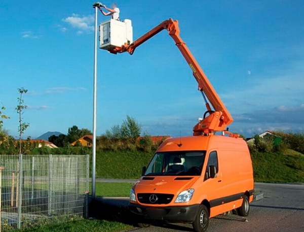 Автовышка Palfinger PD140V 14 м на базе Mercedes-Benz Sprinter