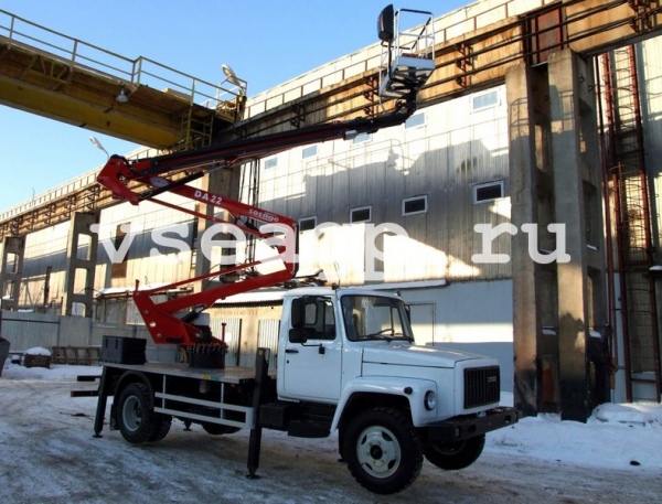 Автовышка Socage DA-22 22 м на базе ГАЗ-3309
