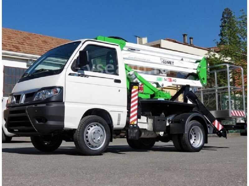 Автовышка Comet 14-6 14 м на базе Piaggio Porter