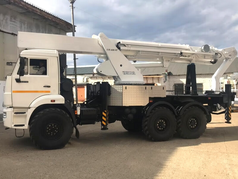 Автовышка КЭМЗ ТКА-37 37 м на базе КАМАЗ-43118