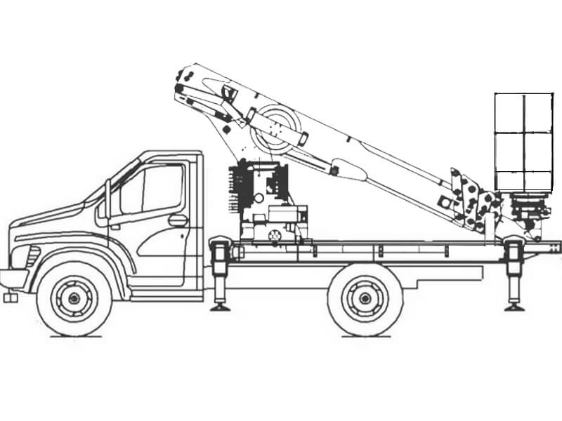 Автовышка Dasan CT-180S 18 м на базе ГАЗон NEXT (ГАЗ-C41R33)